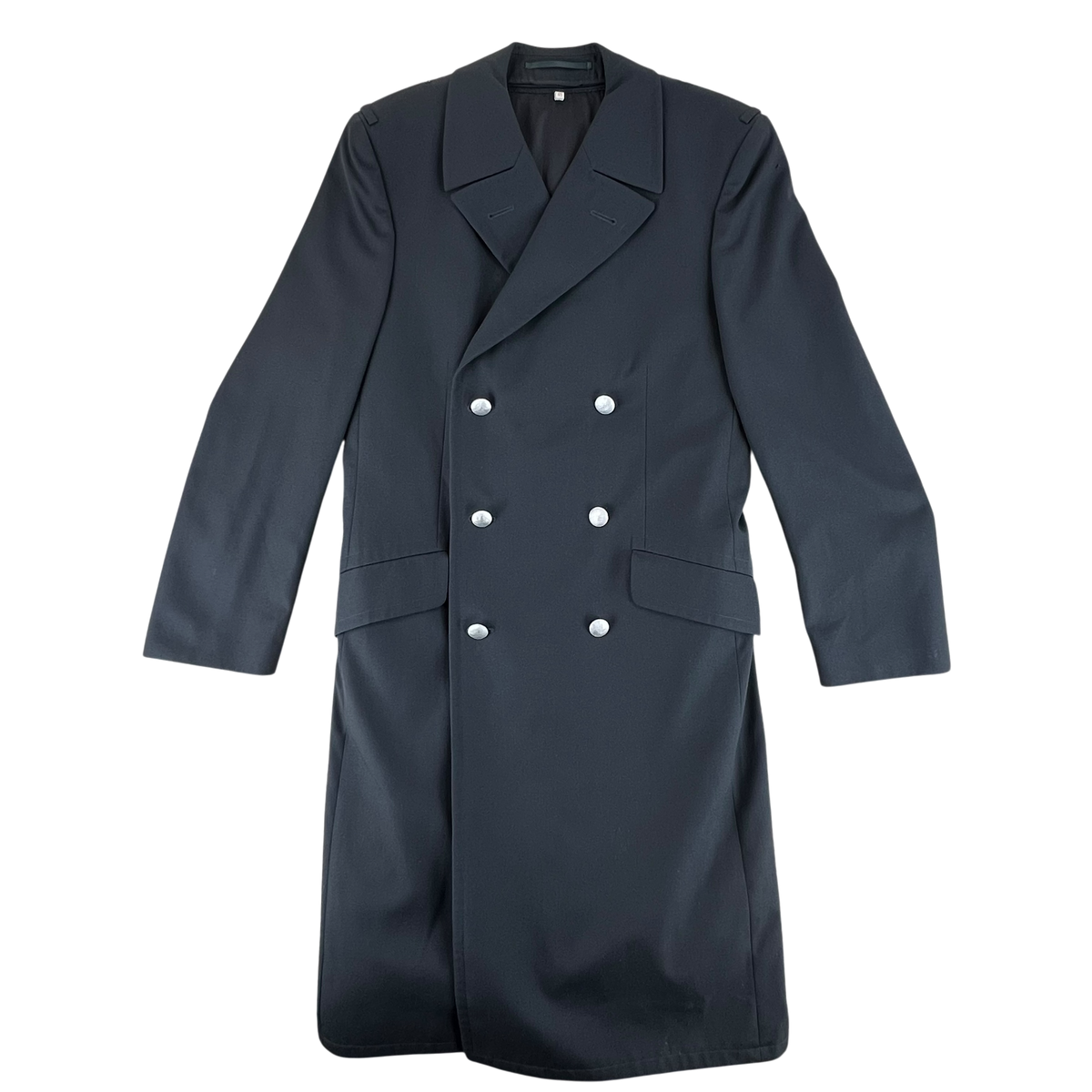 German Army Grey Gabardine Greatcoat w/ Liner - Medium 190/96