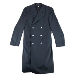 German Army Grey Gabardine Greatcoat w/ Liner - Medium 190/96