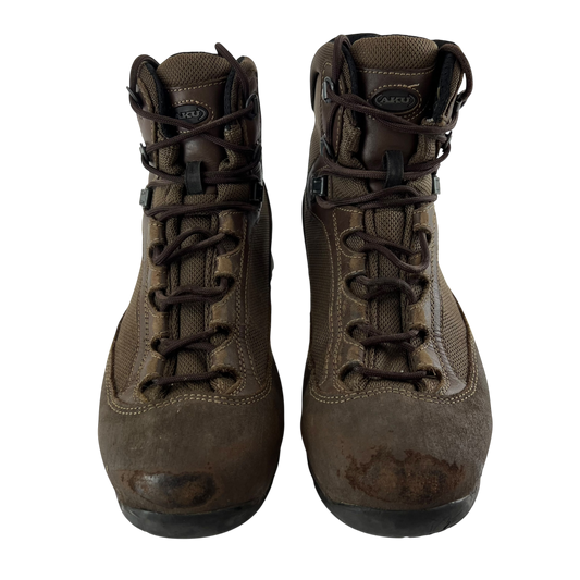British Army AKU Brown Combat Boots - Size 8M