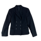 British Royal Navy Women's WRNS Diagonal Serge Black Blazer - Small SIZE 9