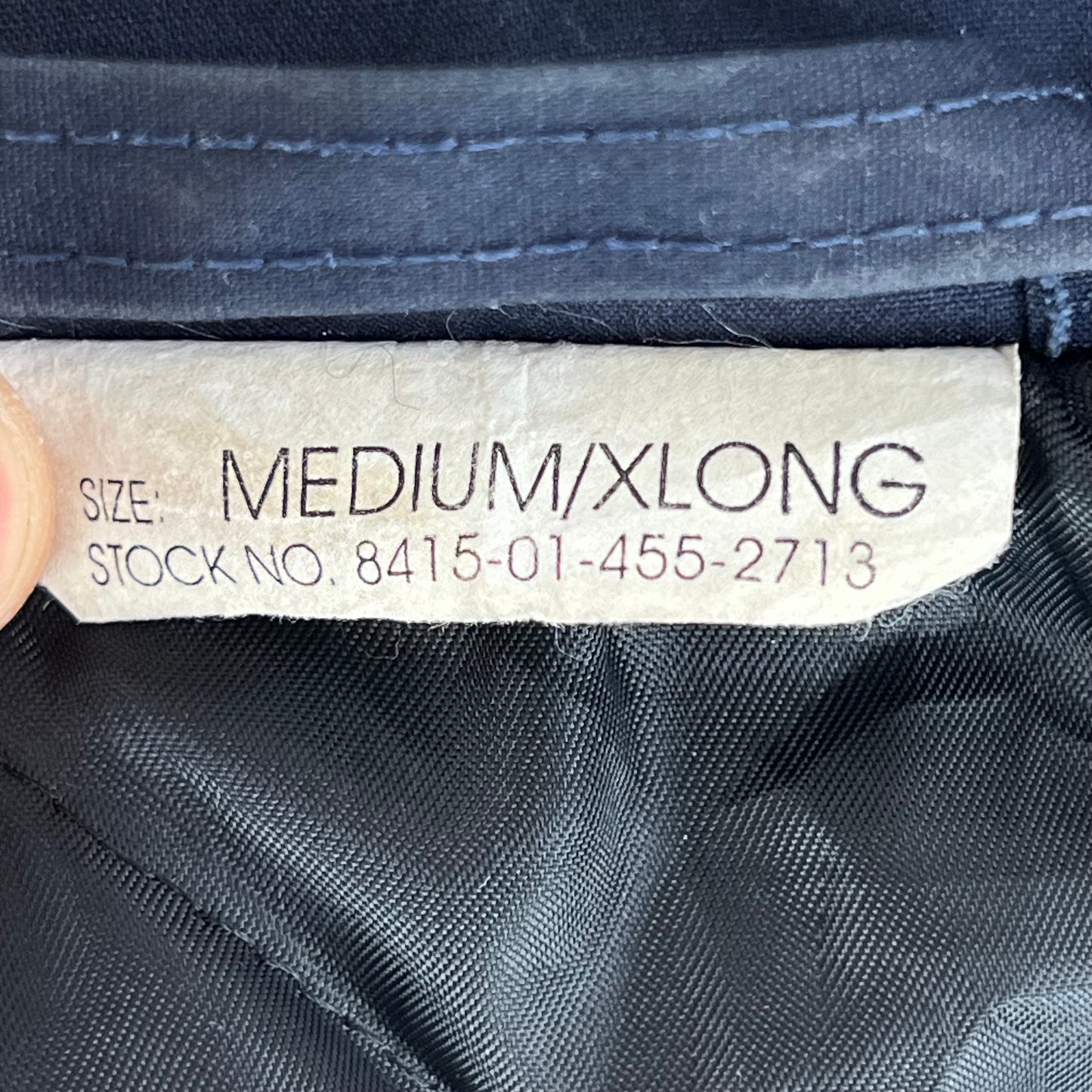US Air Force Blue Utility Bomber Jacket - Medium