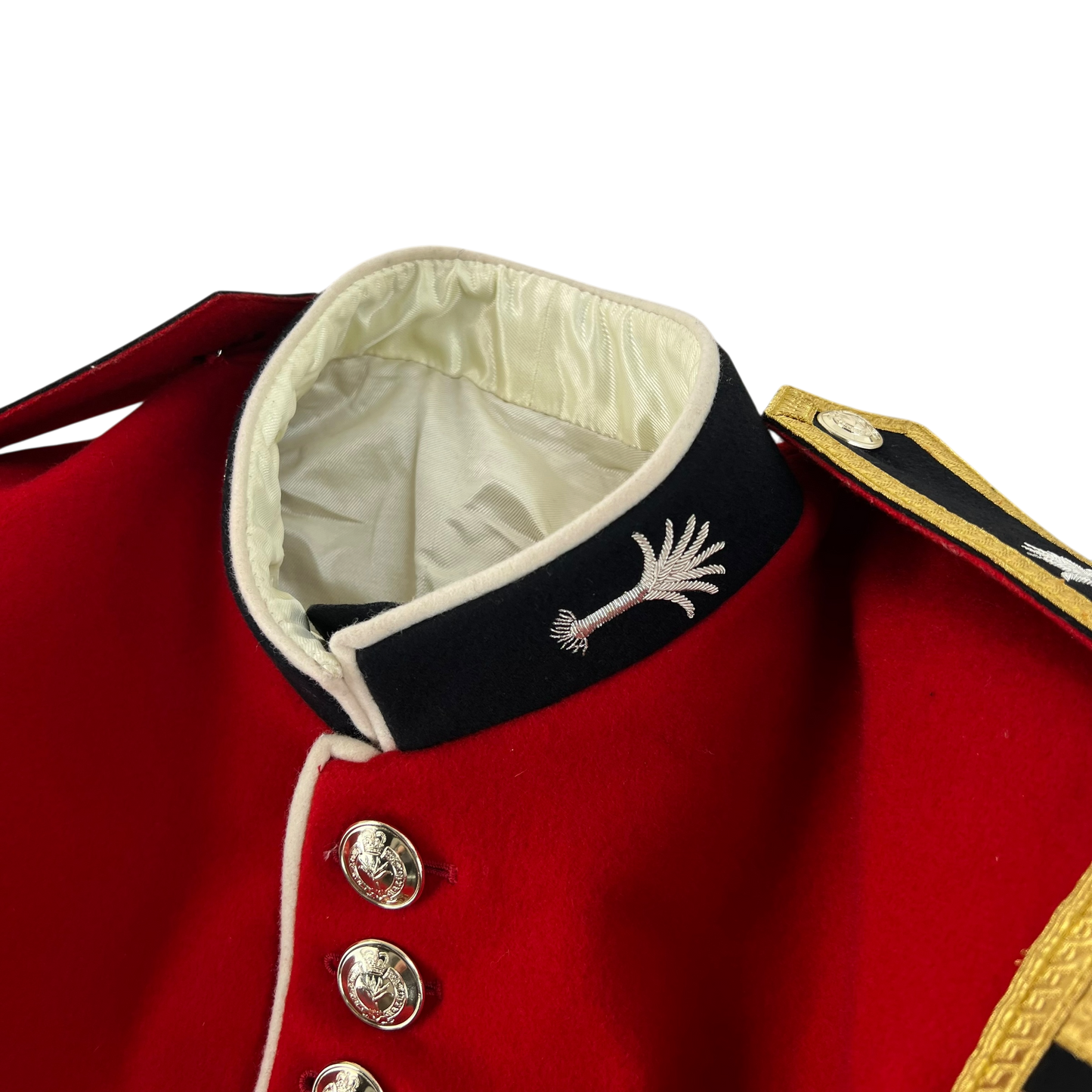 British Army RHQ SGTS Bandsman's Tunic Jacket w/ Wings - Welsh Guards - Large