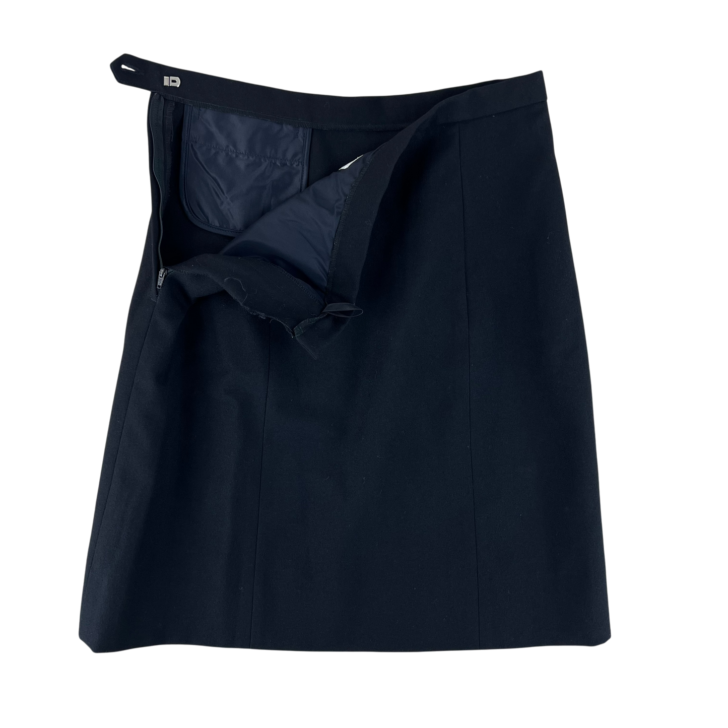 British Royal Navy Women's WRNS Diagonal Serge Skirt - W31