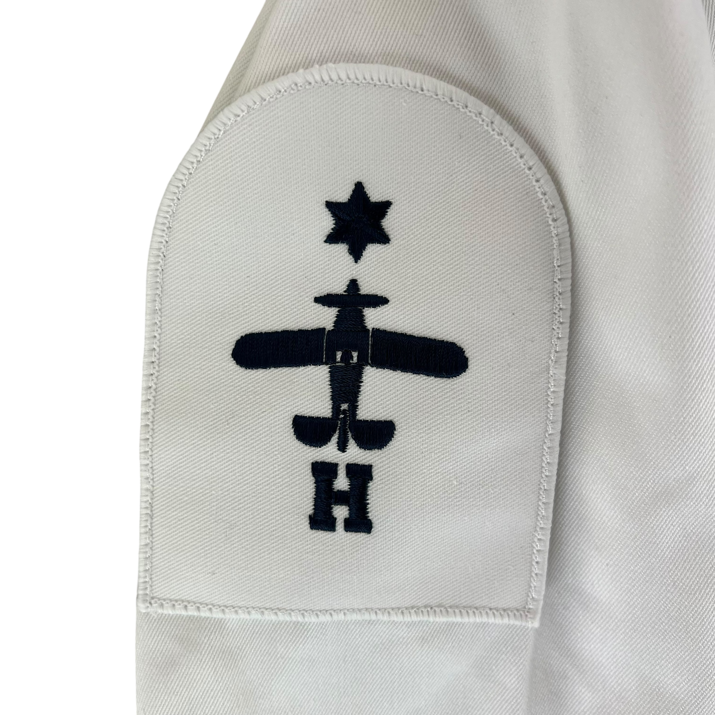 British Royal Navy Class II White Jumper Sailor's Top - Medium 176/96