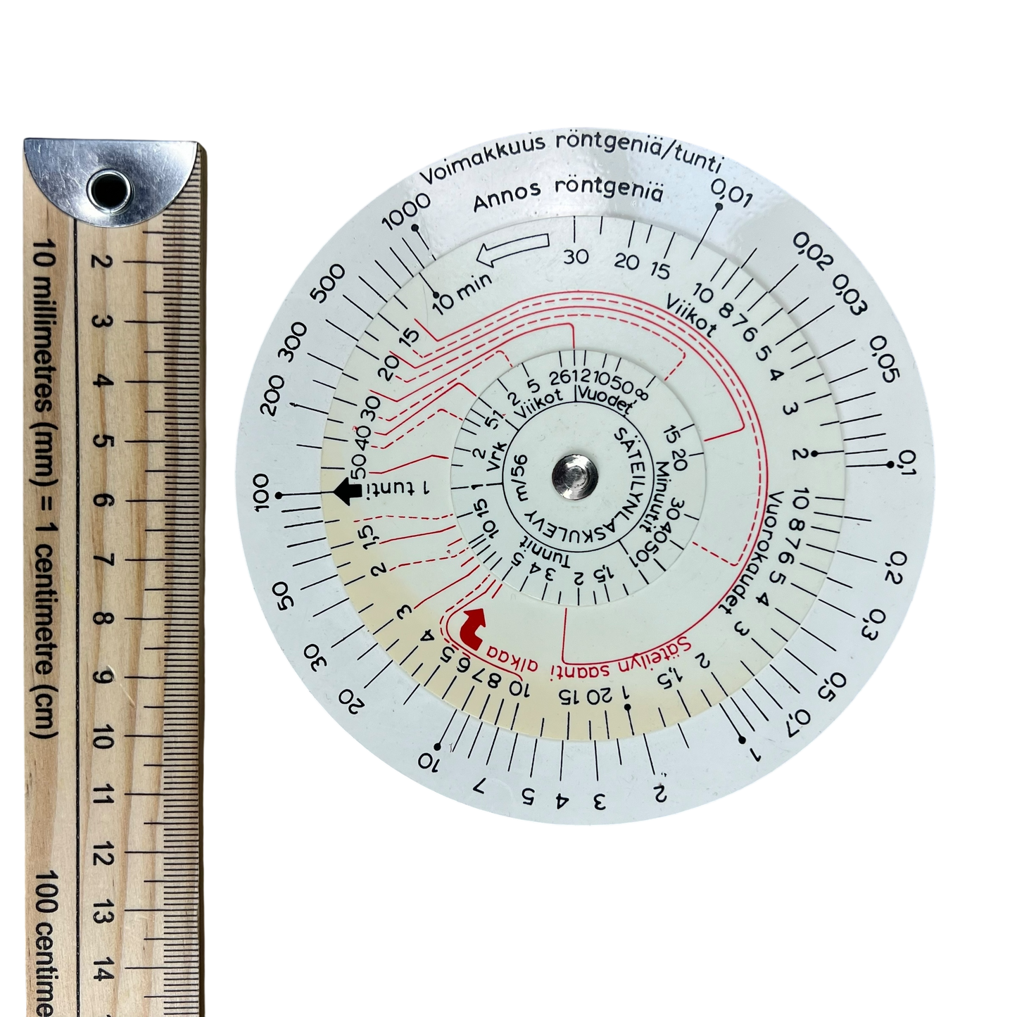 Finnish Army M56 Radiation Dose Calculator