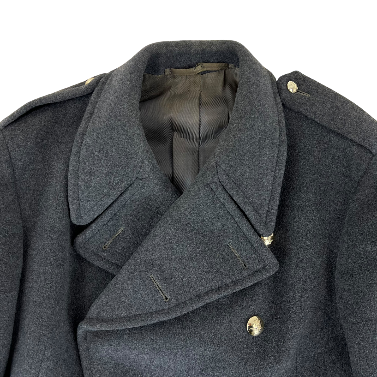 British Royal Air Force Crombie Greatcoat - Medium