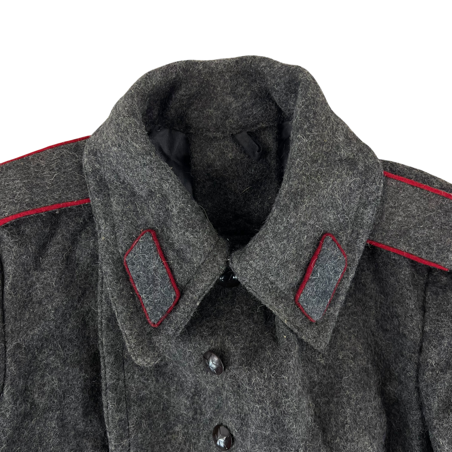 Bulgarian People's Army 50s Grey Wool Greatcoat - Medium