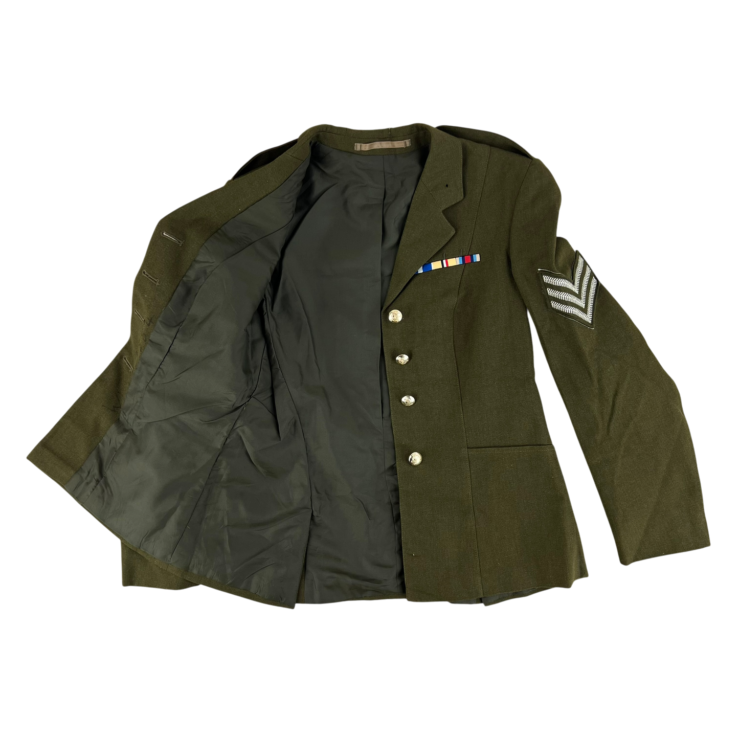 British Army Women's No. 2 Khaki Dress Jacket - Adjutant Generals Corps - Small 162/88