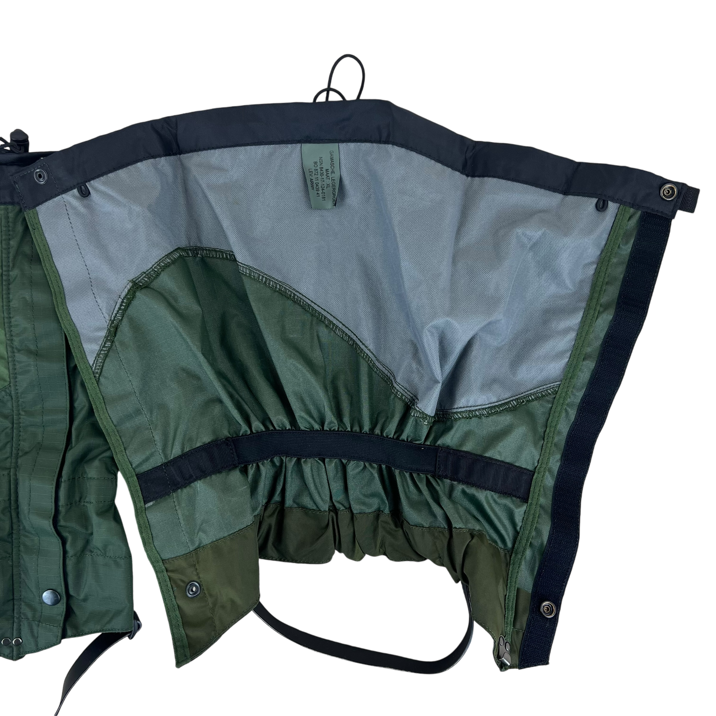 Dutch Army Olive Green MVP Waterproof Gaiters - XL