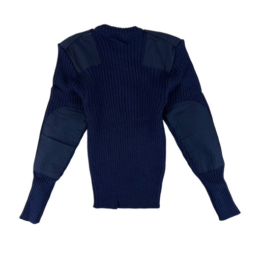 British Royal Navy Wool Crew Neck Pullover Jersey Jumper - Small 88cm