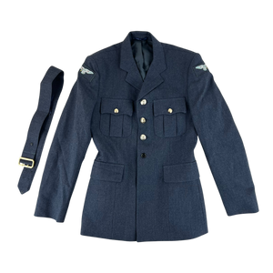 British Royal Air Force No. 1 Dress Jacket w/ Belt - Medium 96R