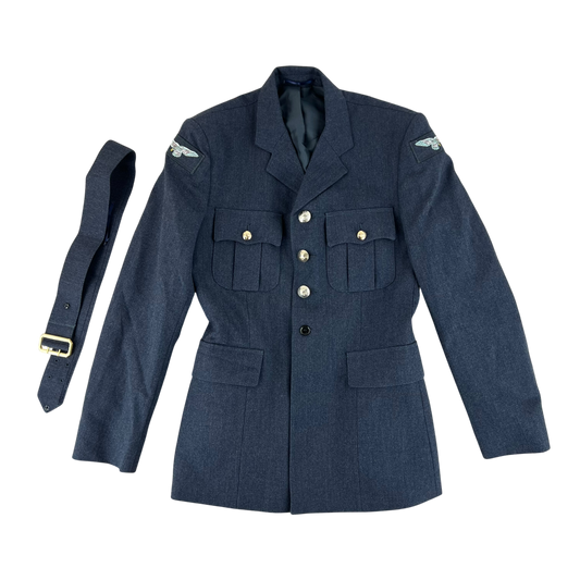 British Royal Air Force No. 1 Dress Jacket w/ Belt - Medium 96R