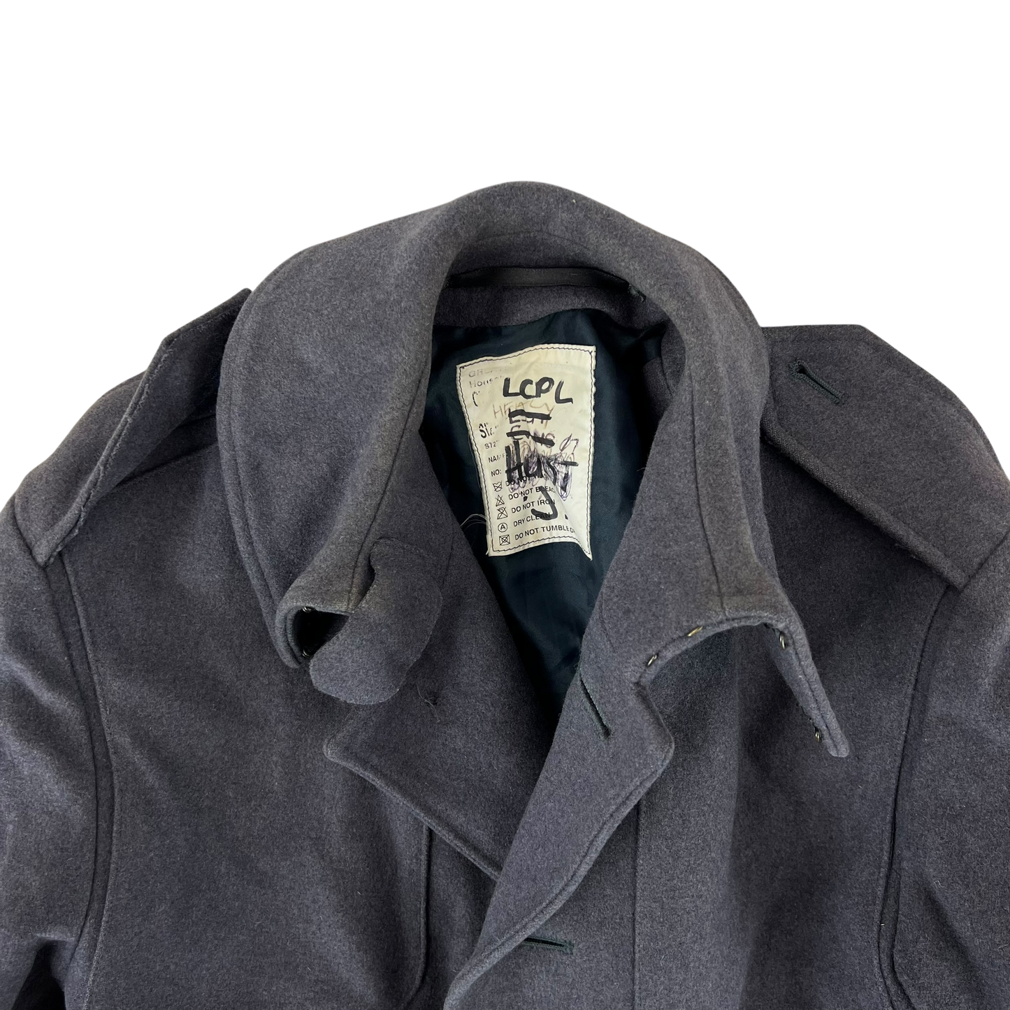 British Army Footguards Wool Greatcoat - Small