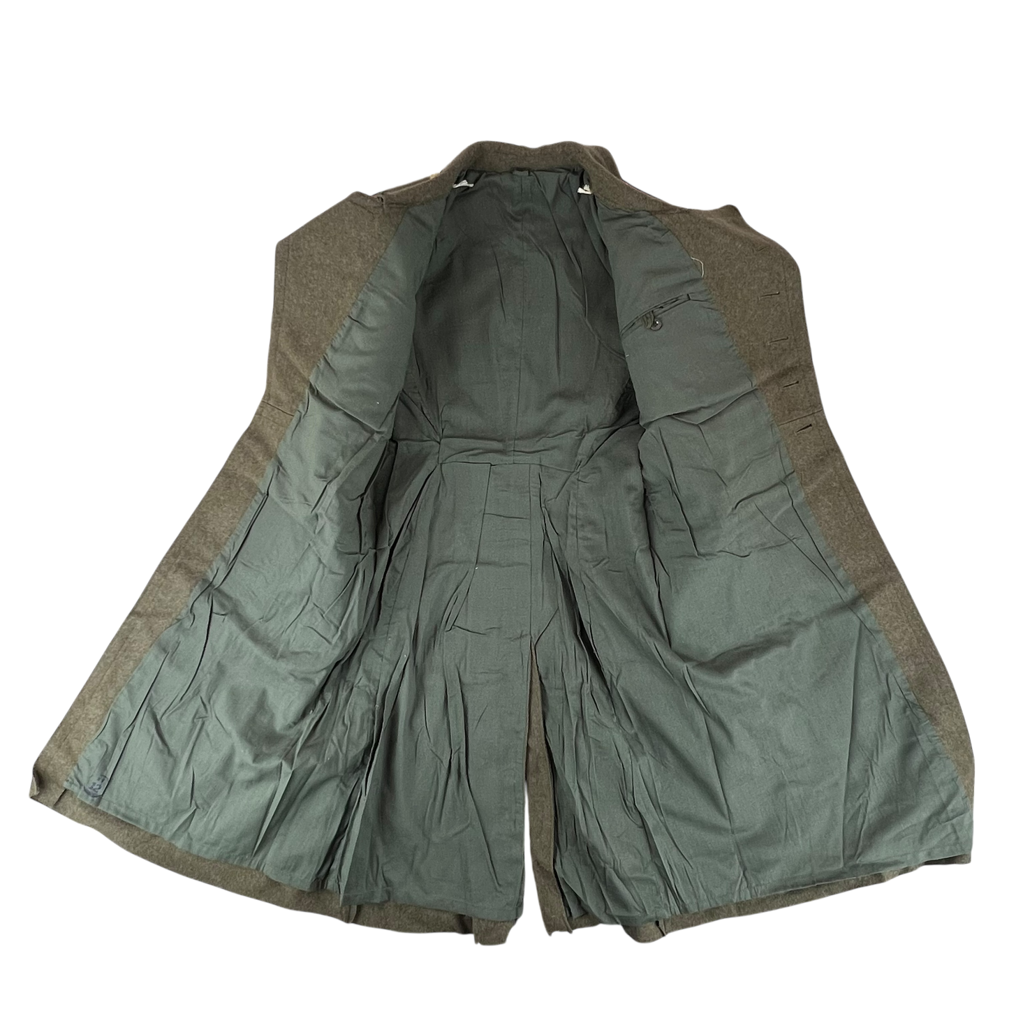 Bulgarian Army Khaki Wool Greatcoat - Medium