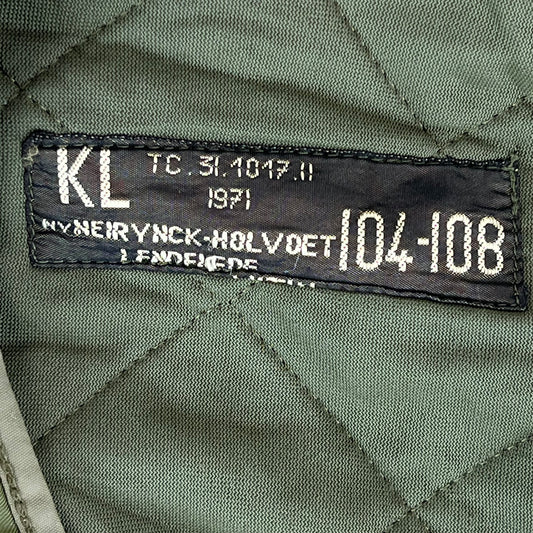 Dutch Army Quilted Thermal Jacket Liner - Large