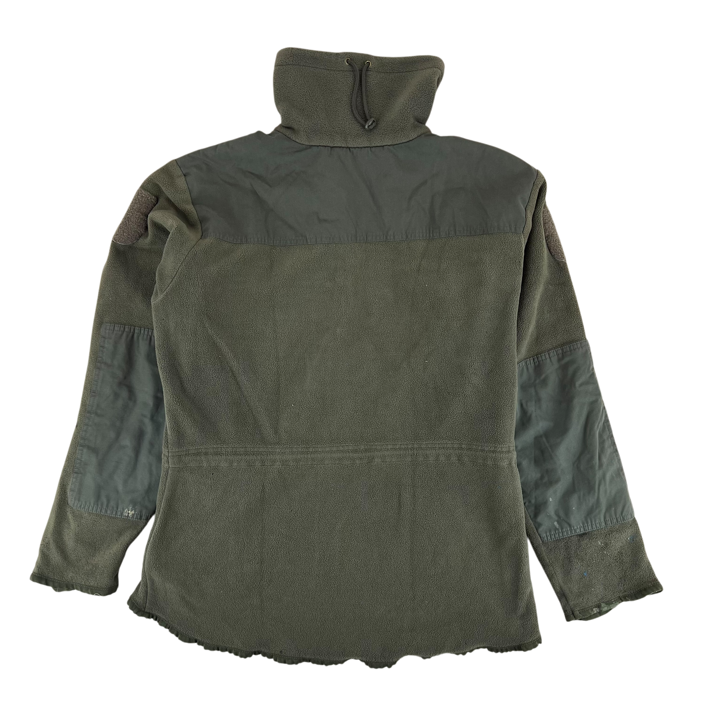 Austrian Army Olive Fleece Cardigan - Medium