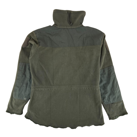 Austrian Army Olive Fleece Cardigan - Medium