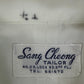 British Merchant Navy 50s Officer's Tropical Short Sleeve Shirt - Large