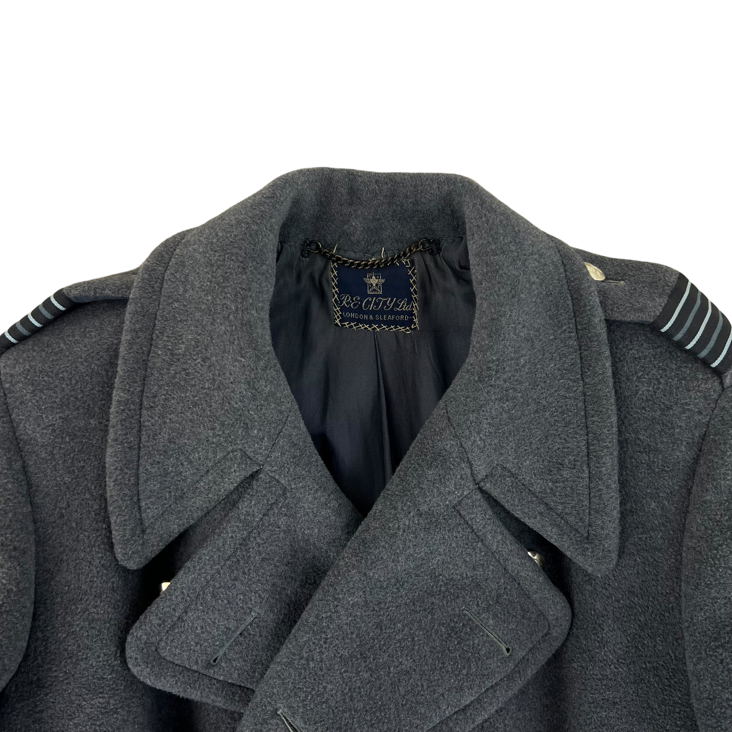 British RAF 60's "Crombie" Wool Greatcoat - Small