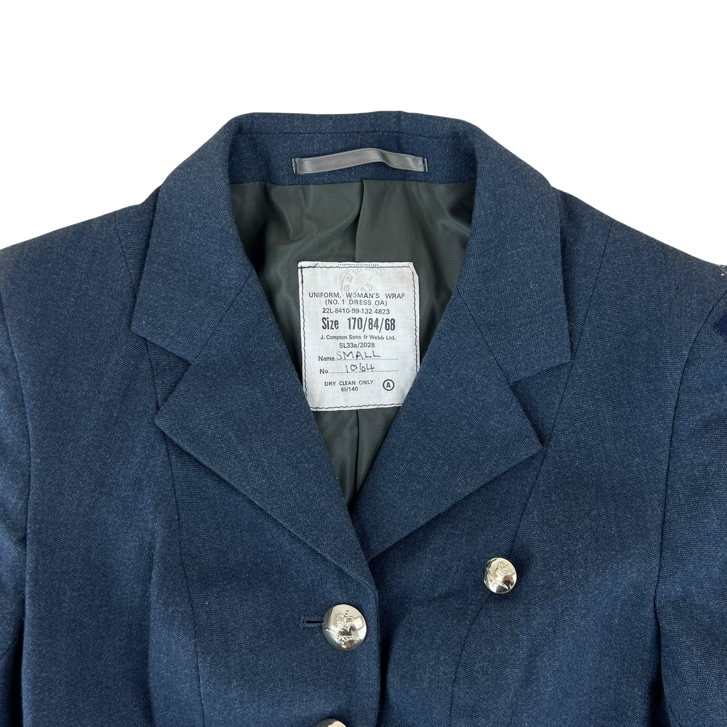 British Royal Air Force No. 1 OA Dress Jacket - WRAF - Small 170/84
