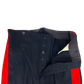 British Army Footguards Officers' Black Red Stripe Trousers - W35 L32.5