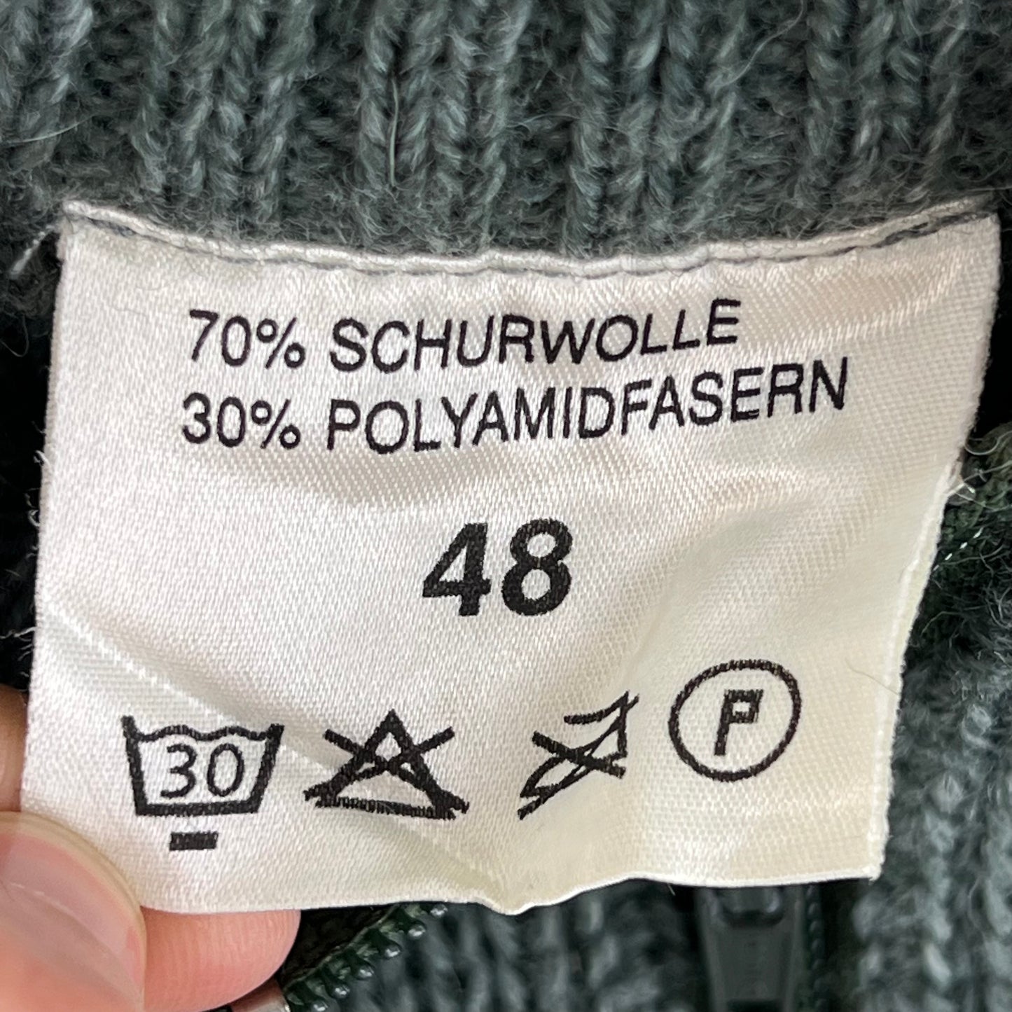 Swiss Army Thermal Wool Blend Pullover Jumper - Medium