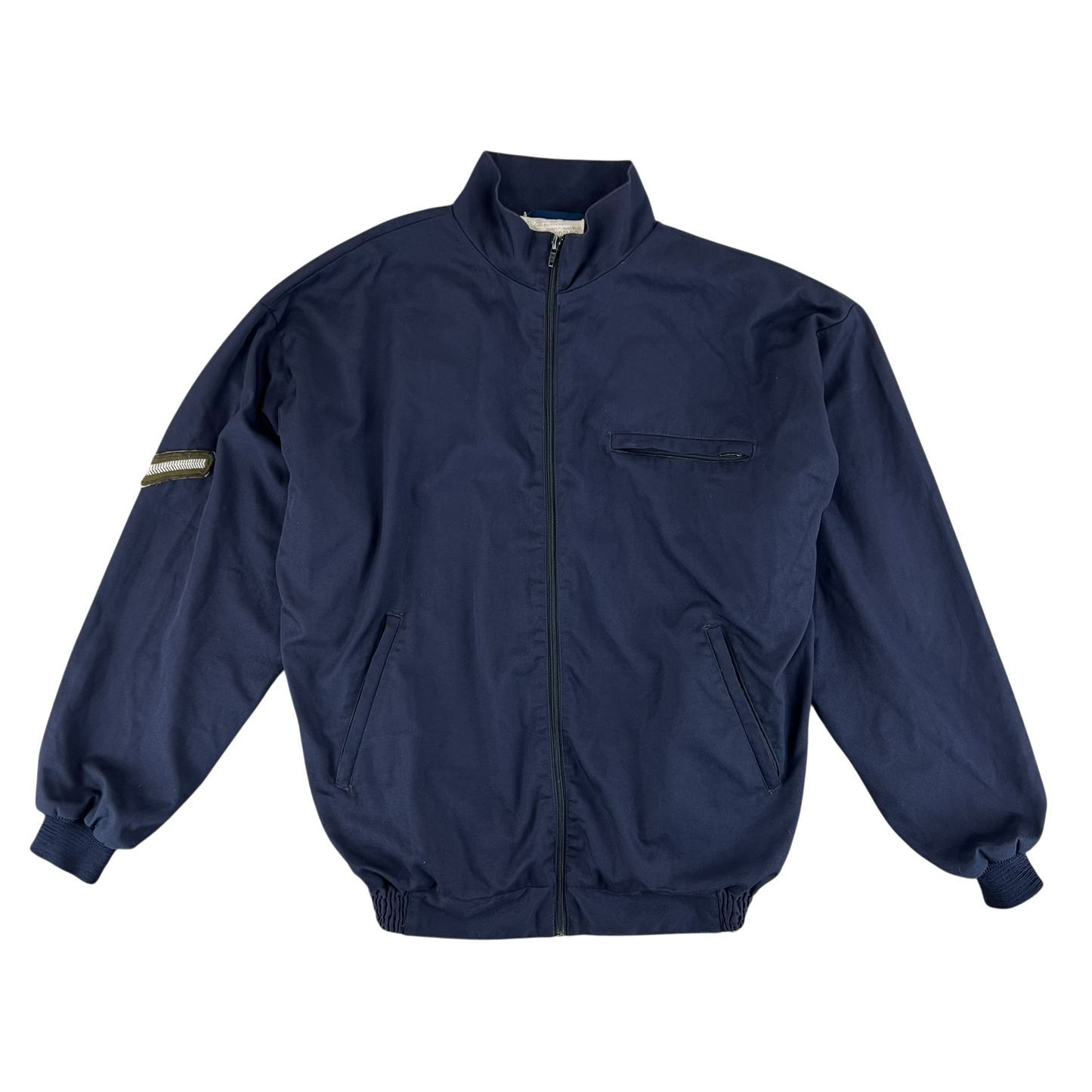 British Army / Tri-Services Navy Blue PTI Tracksuit Top Jacket - Large 180/108