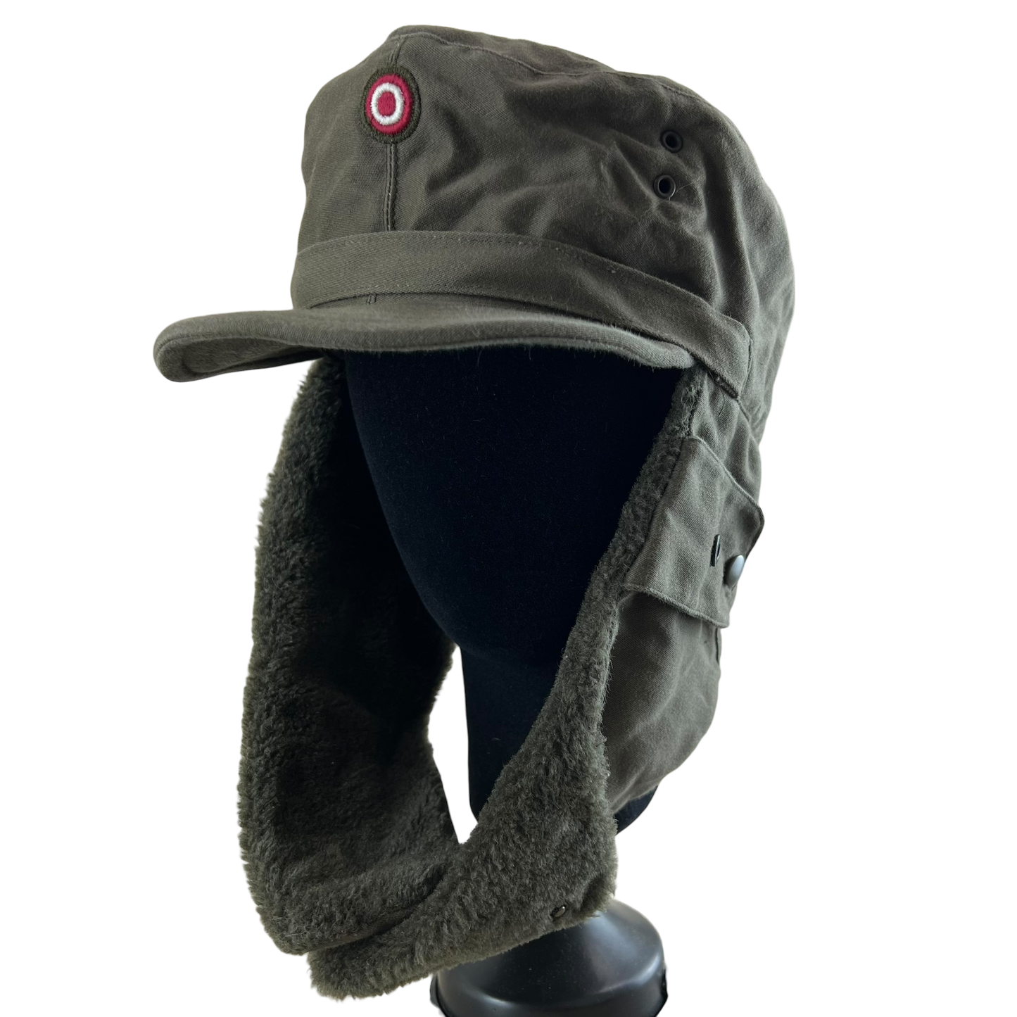 Austrian Army Olive Drab Cold Weather Trapper Cap - Medium 57cm