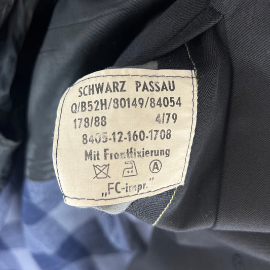 German Navy Three-quarter Gabardine Greatcoat w/ Liner - Small