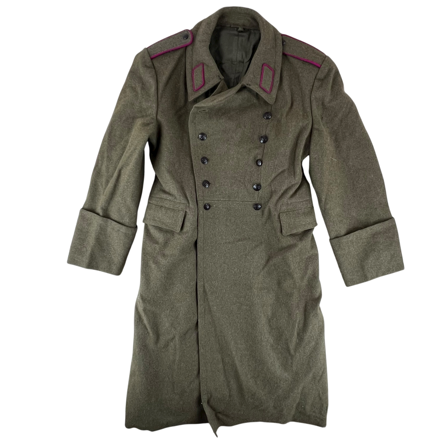 Bulgarian People's Army Khaki Wool Greatcoat - Large