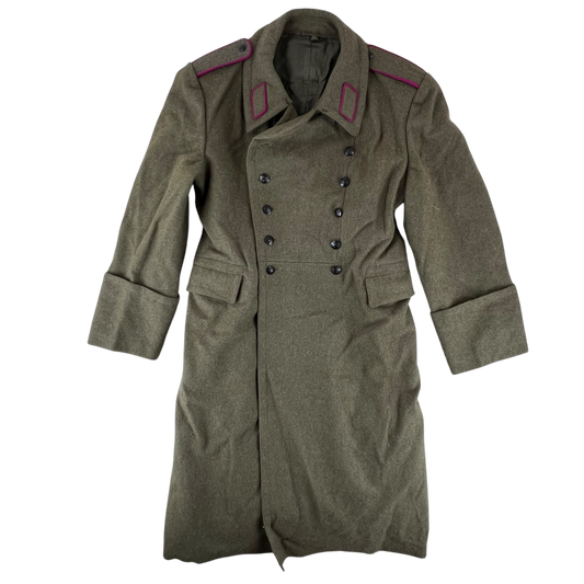 Bulgarian People's Army Khaki Wool Greatcoat - Large