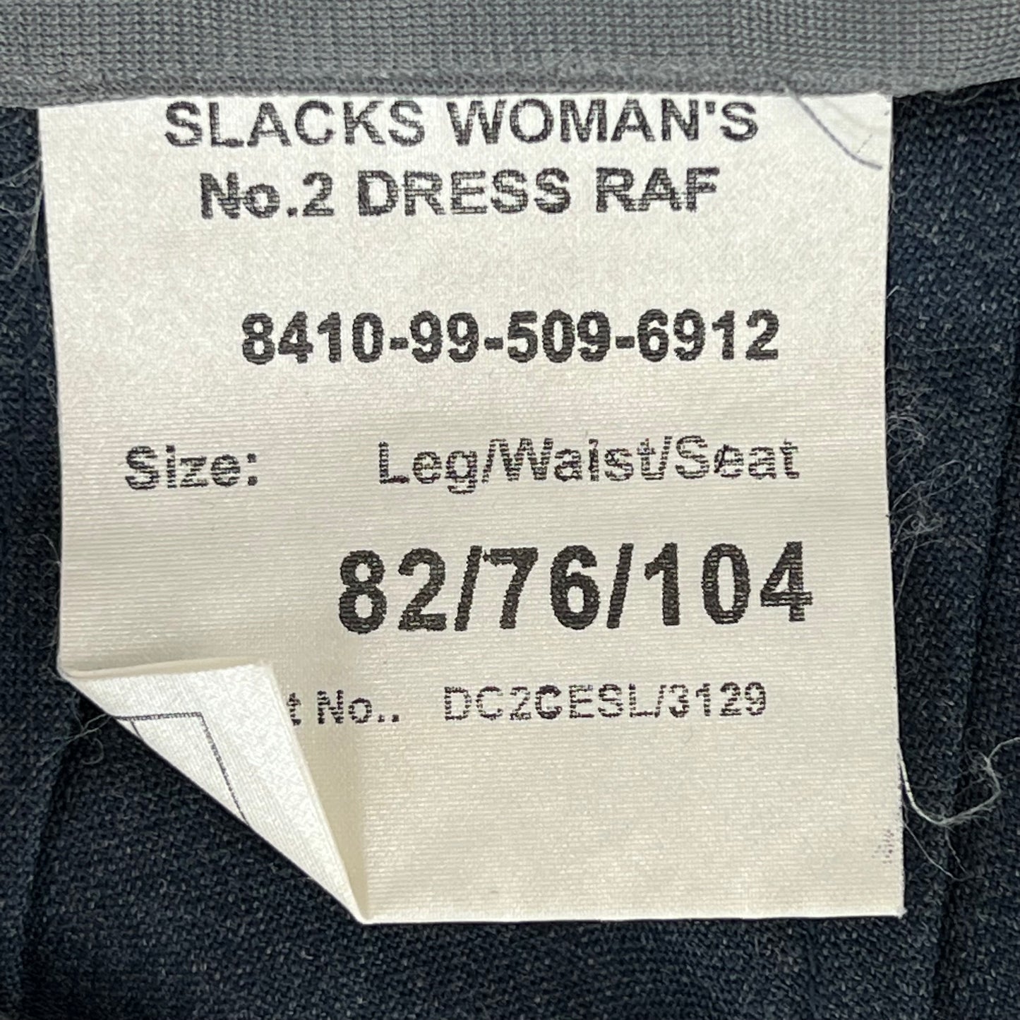 British Royal Air Force Womens No. 2 Dress Slacks - W30 L29