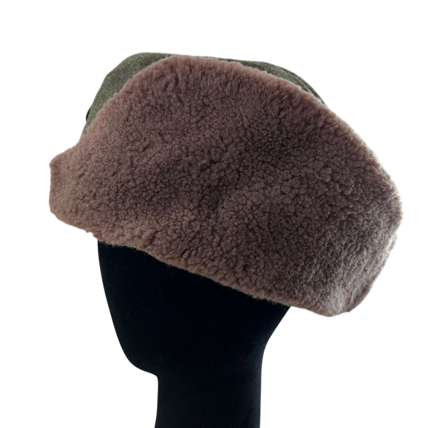 Swedish Army WW2 M43 Wool Ushanka Cap - Small 56cm