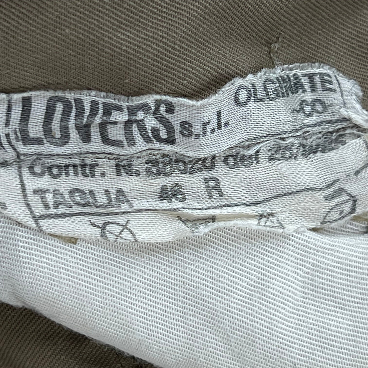 Italian Army 80s Stone Chino Shorts - W29