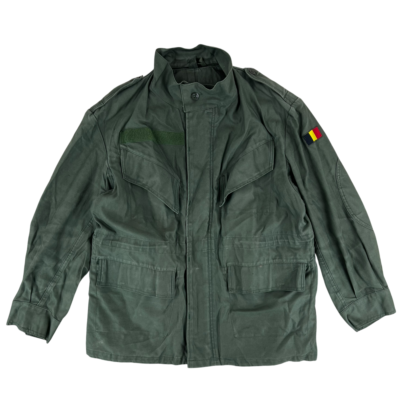 Belgian Army M64 Olive Green Field Jacket - Medium