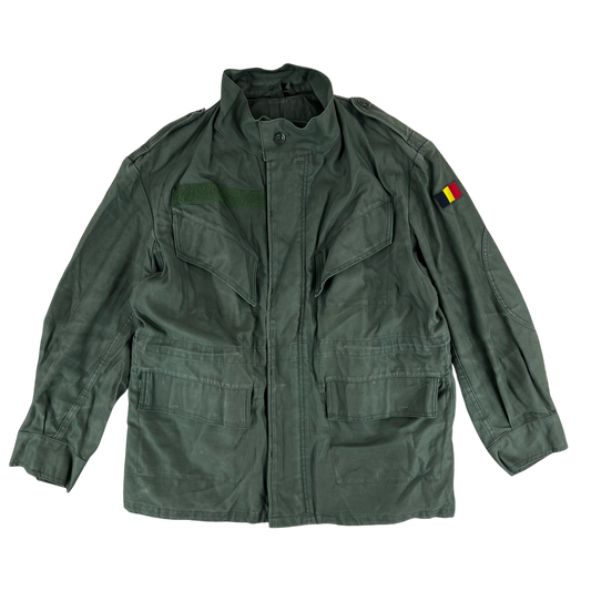 Belgian Army M64 Olive Green Field Jacket - Medium