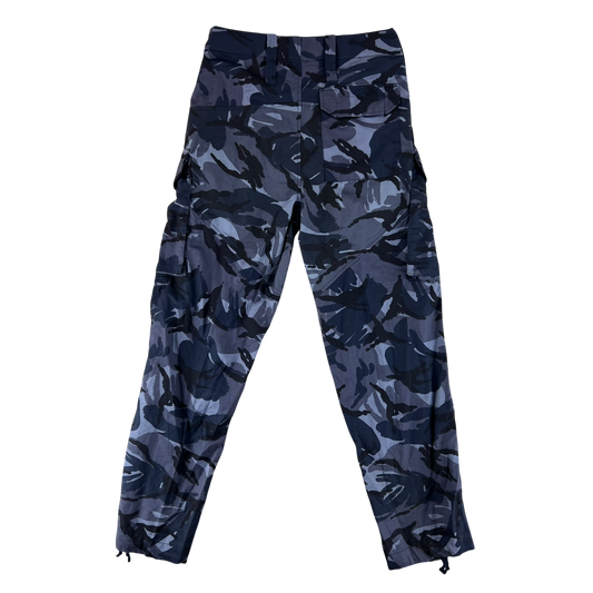 British Army OPFOR Blue DPM Camouflage Combat Trousers - W30 L30.5