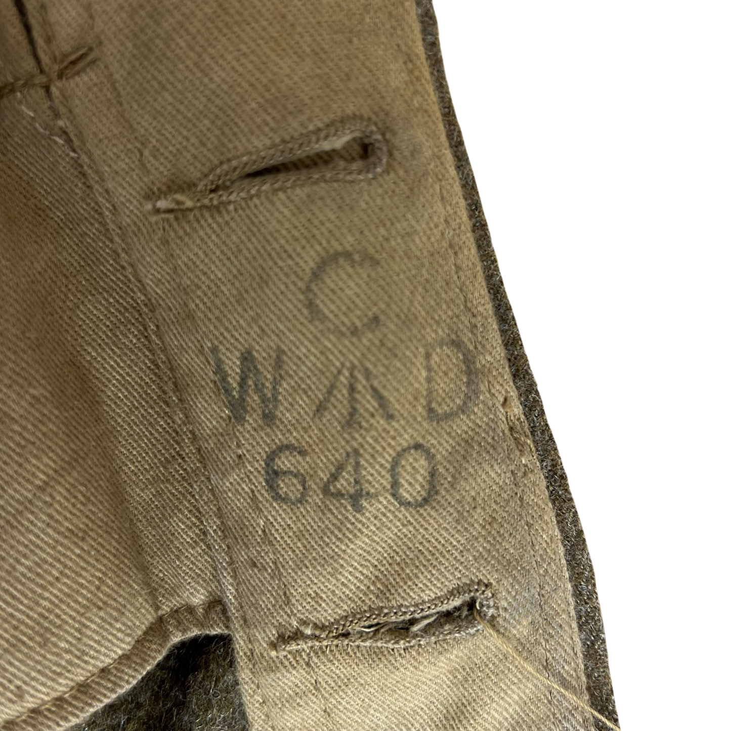 British Army 50s Khaki Ike 1949 Pattern Battle Dress Jacket - RASC - Small SIZE 4