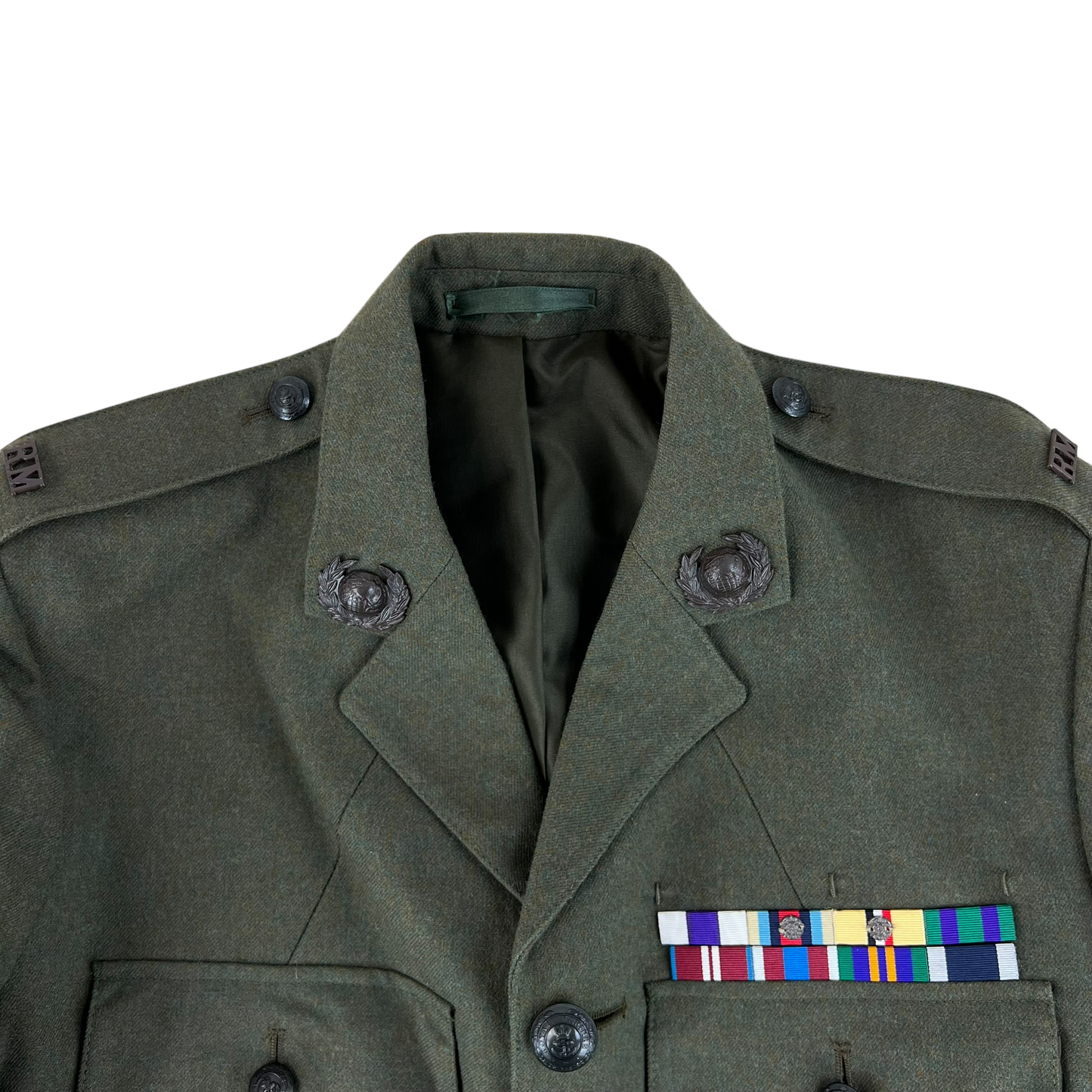 British Royal Navy Royal Marines Lovat No. 5 Dress Jacket - Medium