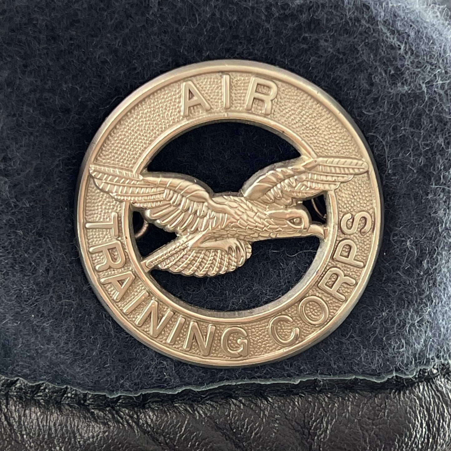 British RAF Beret w/ Badge - Air Training Corps - Large 59cm