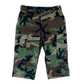 US Army Vintage M81 Woodland Camo Field Made Shorts - W32