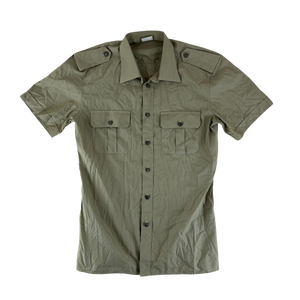 Italian Army Roma 75 Short Sleeve Safari Shirt - Medium