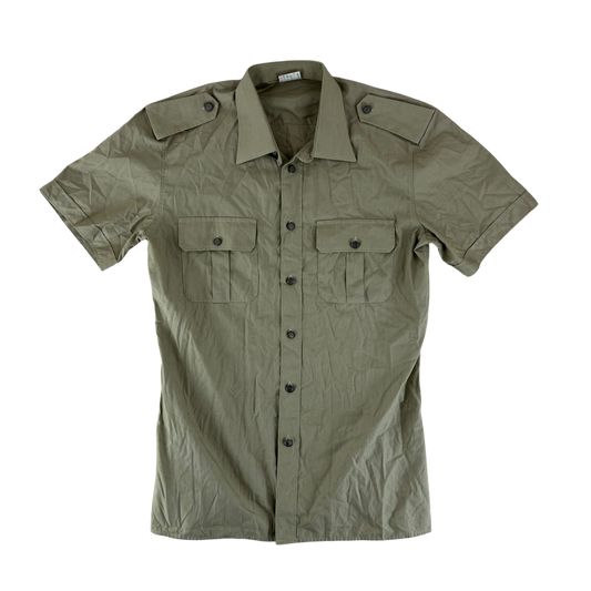Italian Army Roma 75 Short Sleeve Safari Shirt - Medium