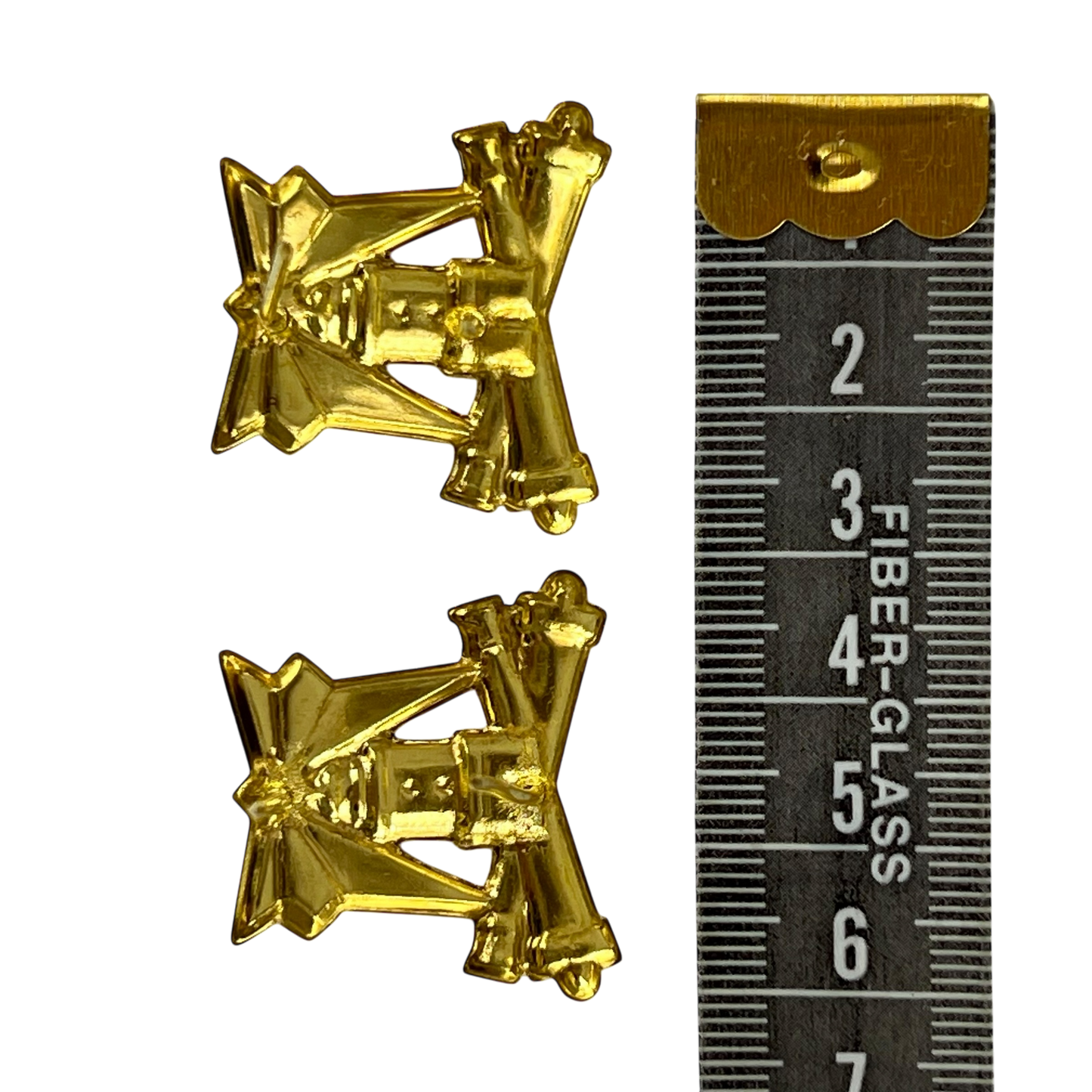 Finnish Army Coastal Artillery & Defence Collar Badges