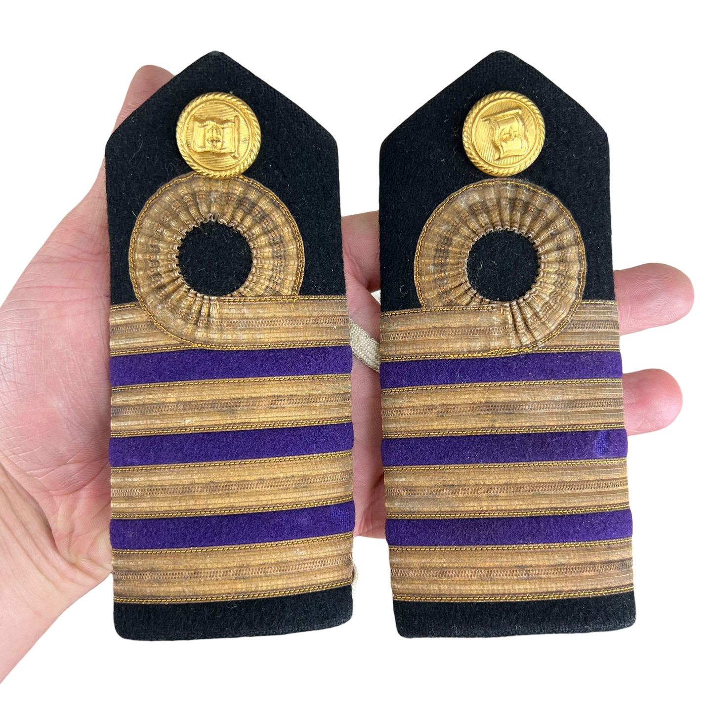British Merchant Navy 60s Black Dress Uniform Set - Large