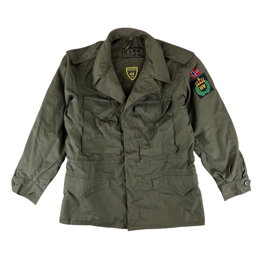 Norwegian Army 70s Olive Green Jacket - Medium