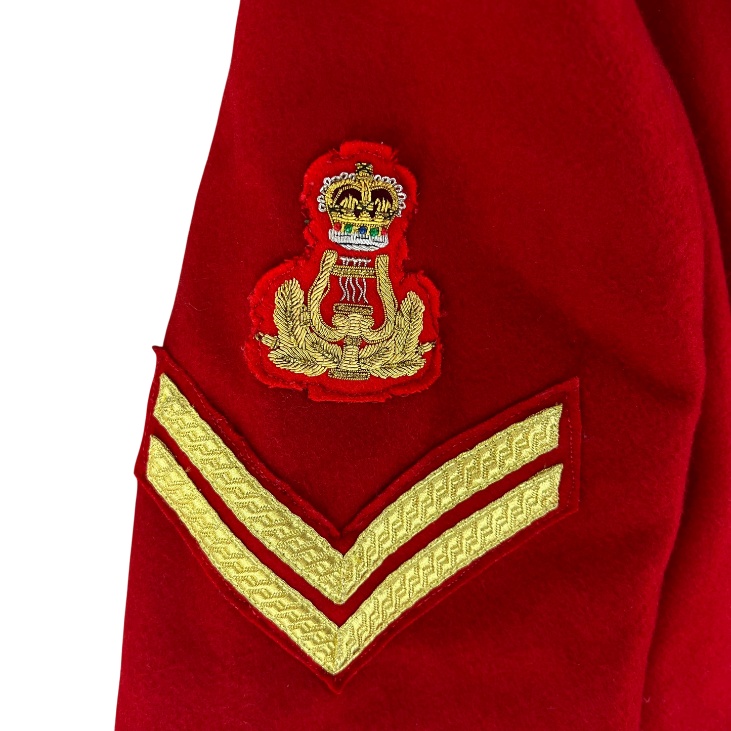 British Army Red Tunic Jacket - Queen's Division Minden Band - Small