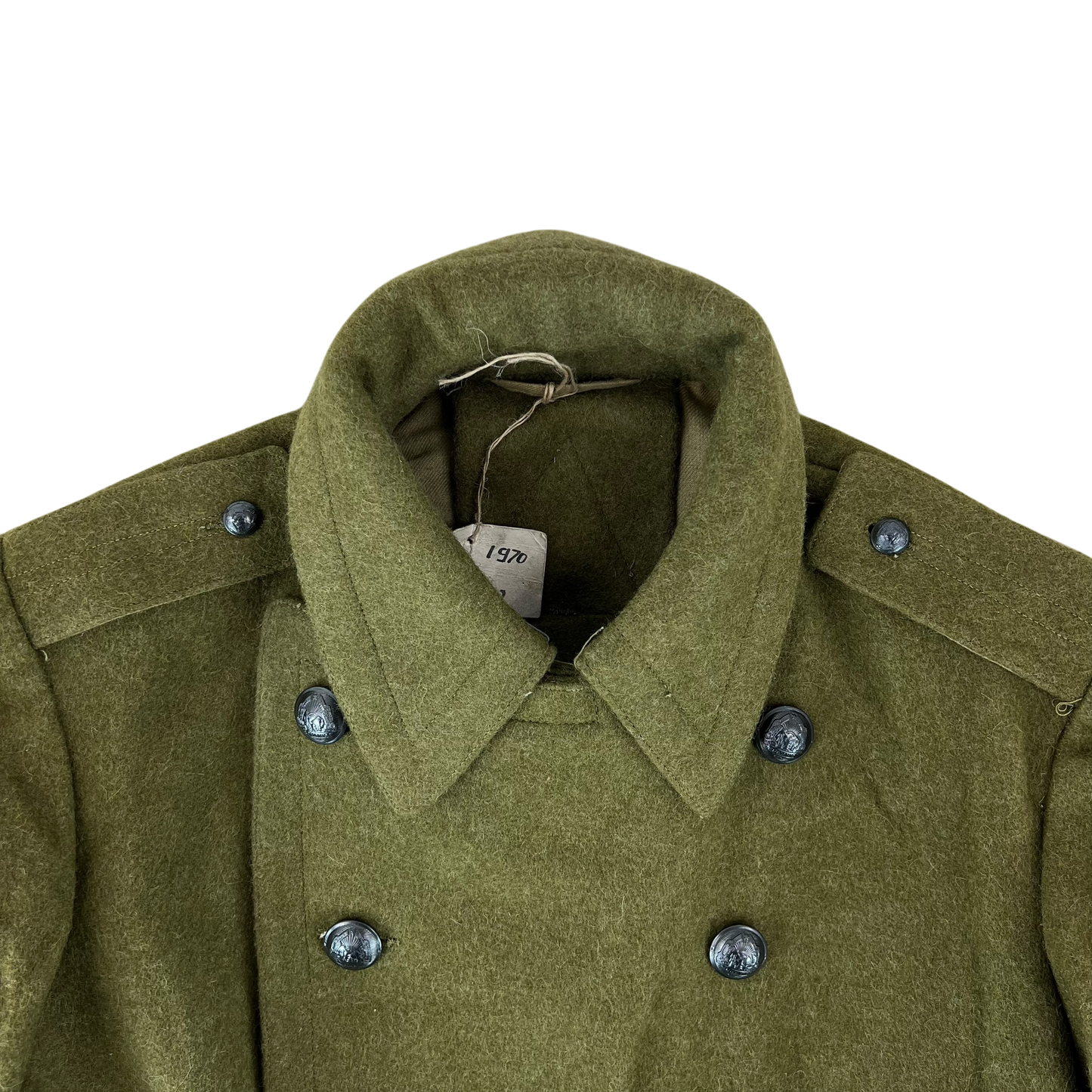 Romanian People's Army Khaki Wool Greatcoat - Medium
