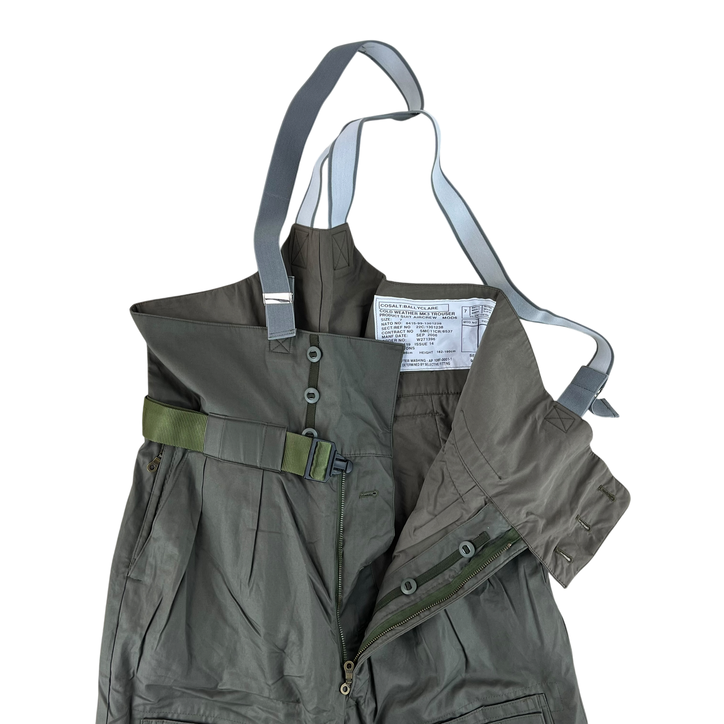British RAF MK3 FR Cold Weather Aircrew Trousers - W32 L31