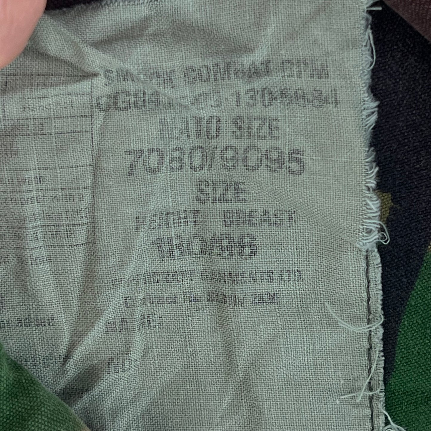 British Army 85 Pattern Woodland DPM Camo Combat Smock - Medium 180/96